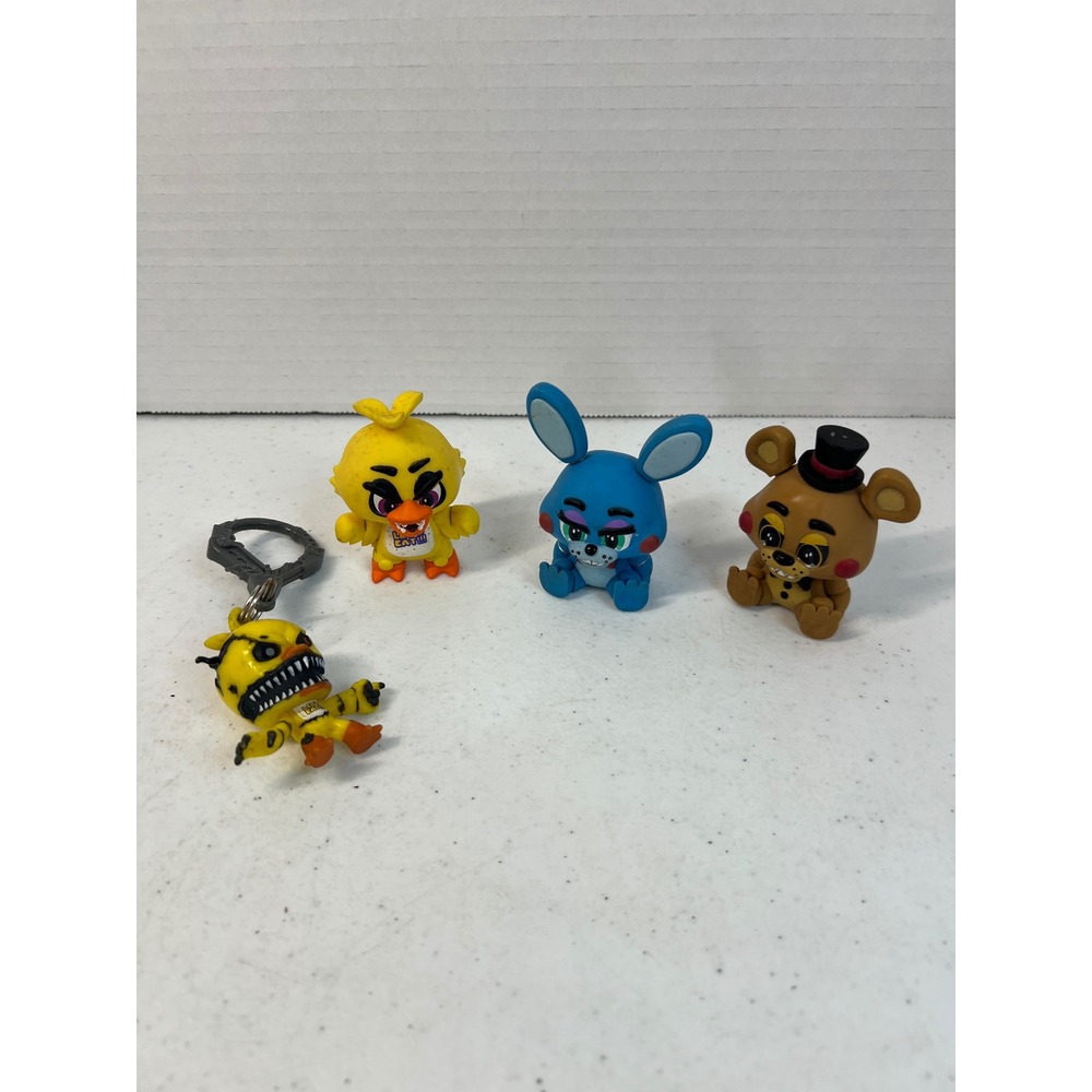 Funko Five Nights at Freddys FNAF Mini Fig. Lot Nightmare Chica Toy Bonnie 2016